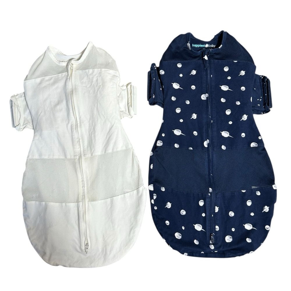 Bundle of 2 Happiest Baby Snoo Sleep Sacks – Medium (12–18 lbs)